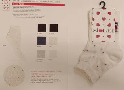 PU01 WOMEN'S SHORT SOCKS Tellini S.r.l. Wholesale Clothing